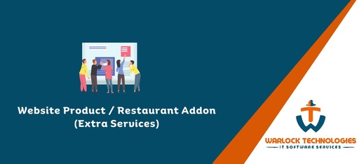 Website Product / Restaurant Addon (Extra Services)